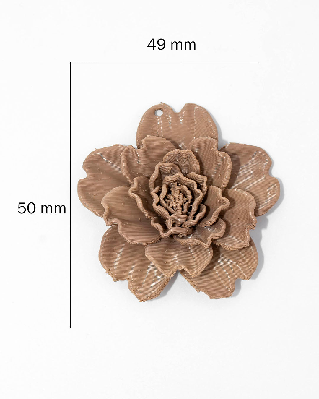 Dije flor peonia