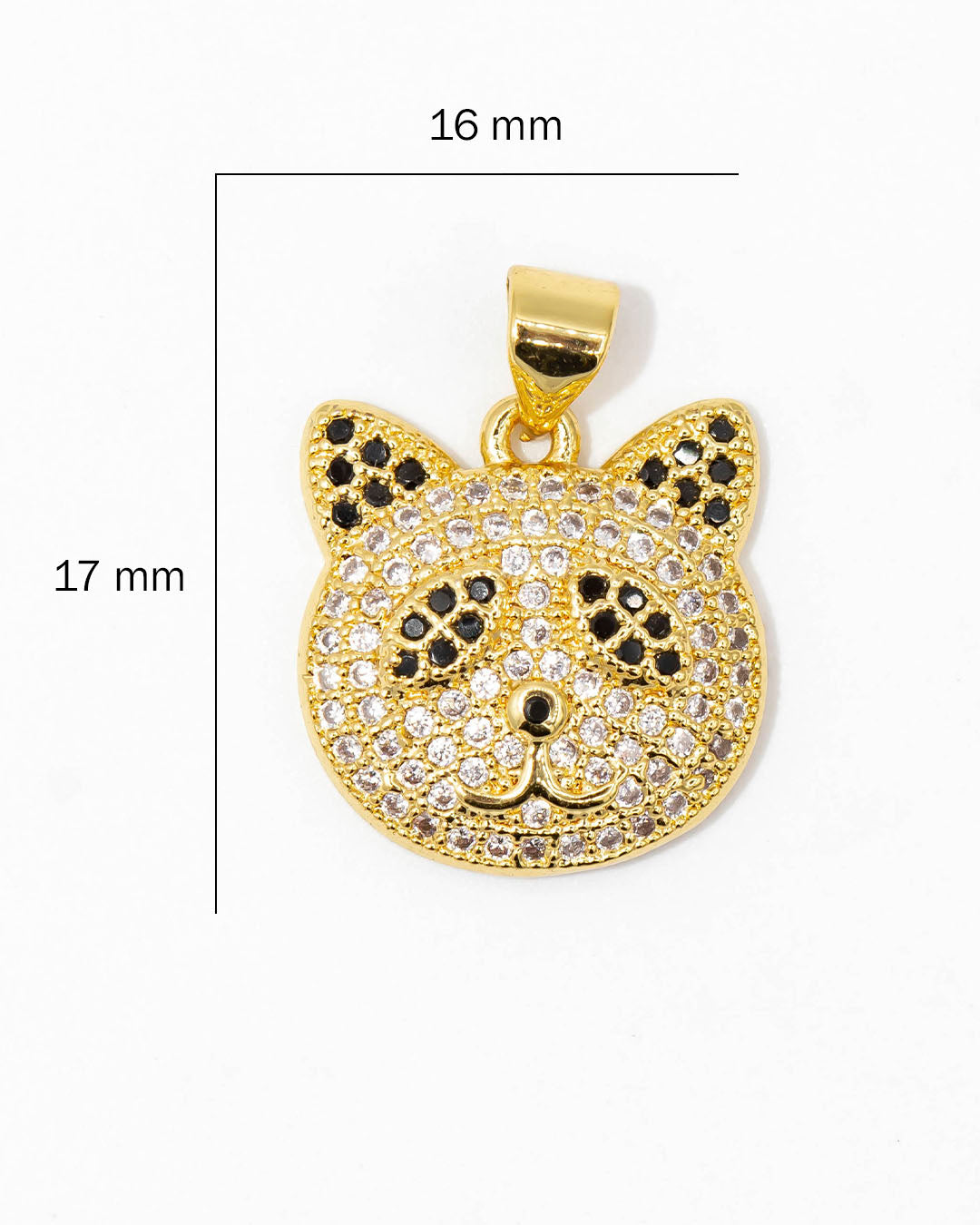 Dije cabeza de gato