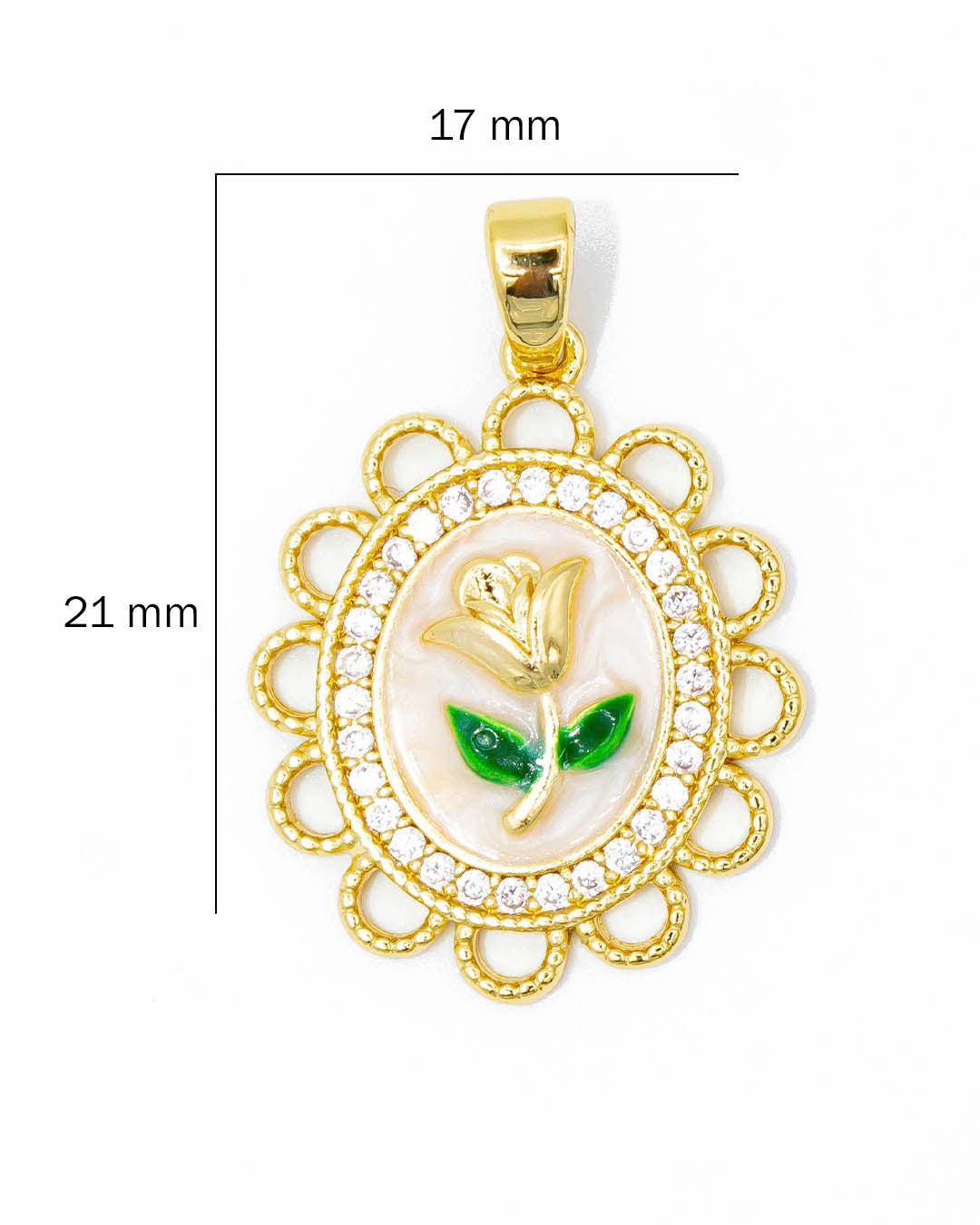 Dije rosa blanca