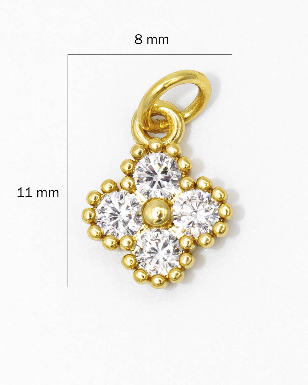 Dije trébol pequeño