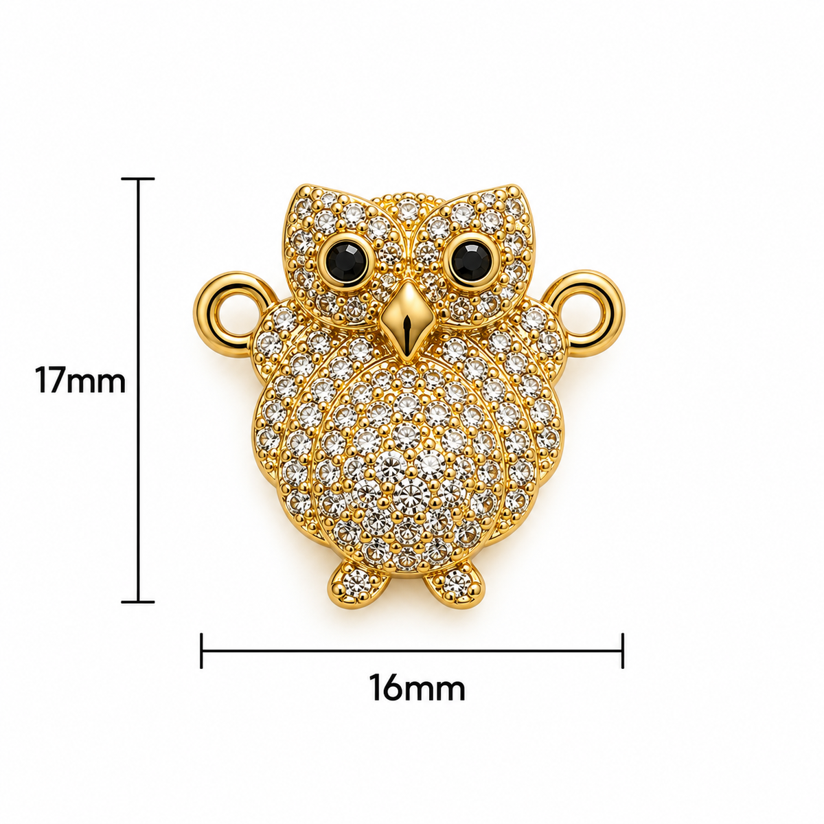 Dije pulsera búho