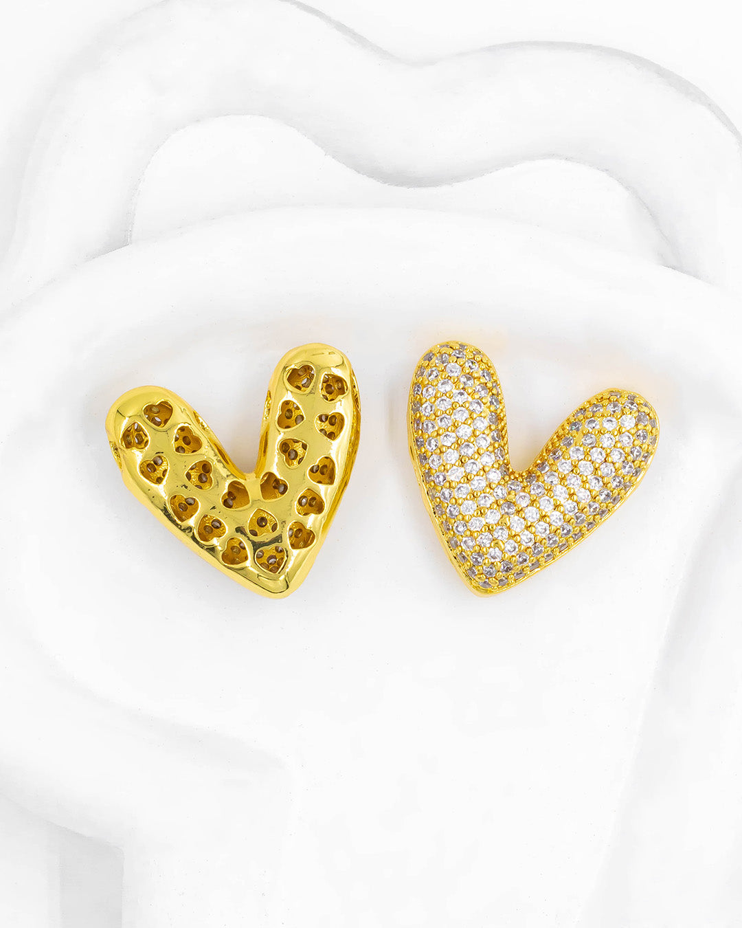 Dije corazón pasador