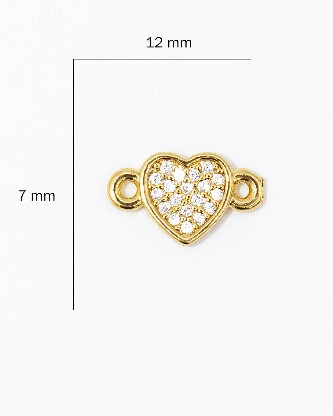 Dije pulsera minicorazón