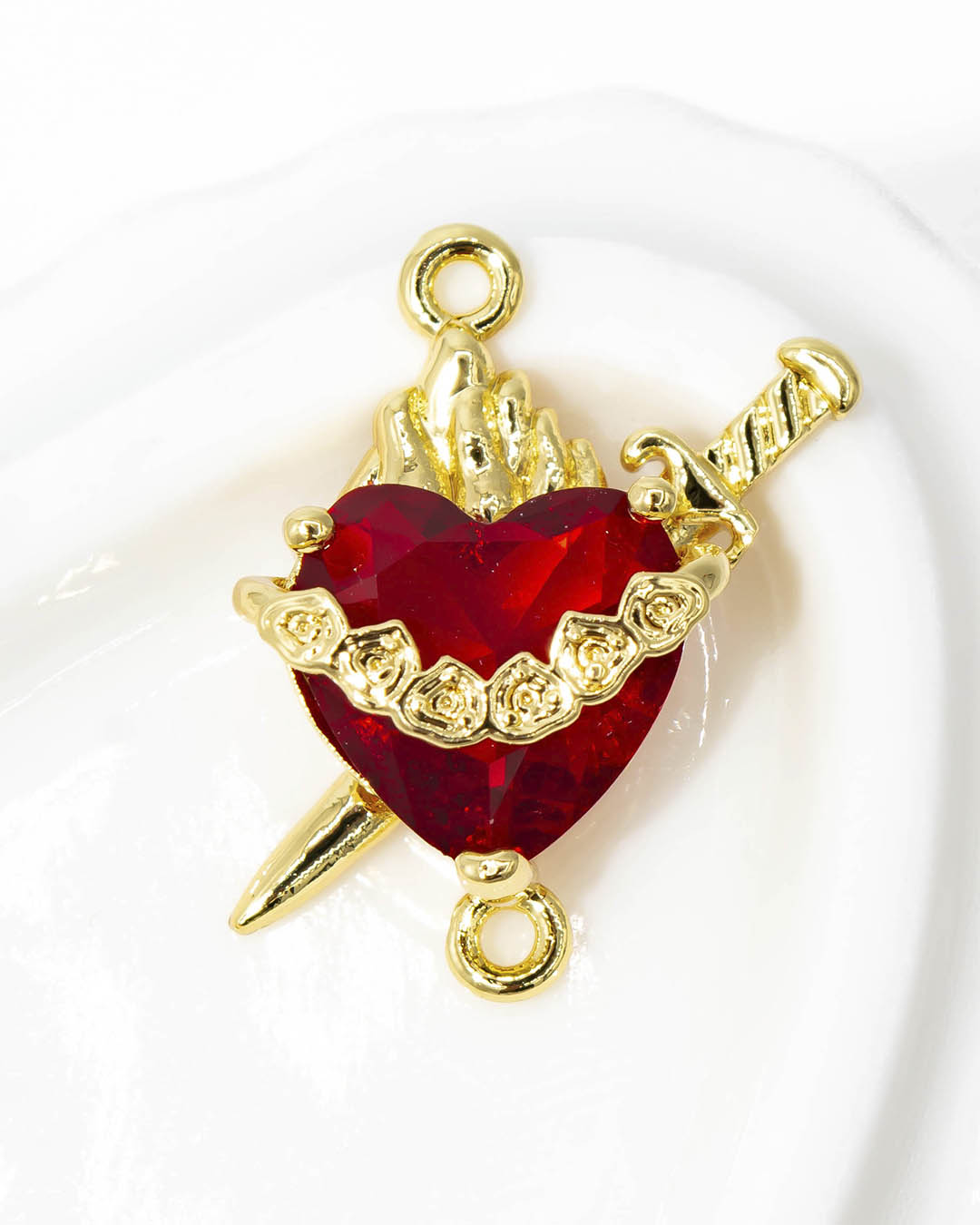 Dije pulsera corazón