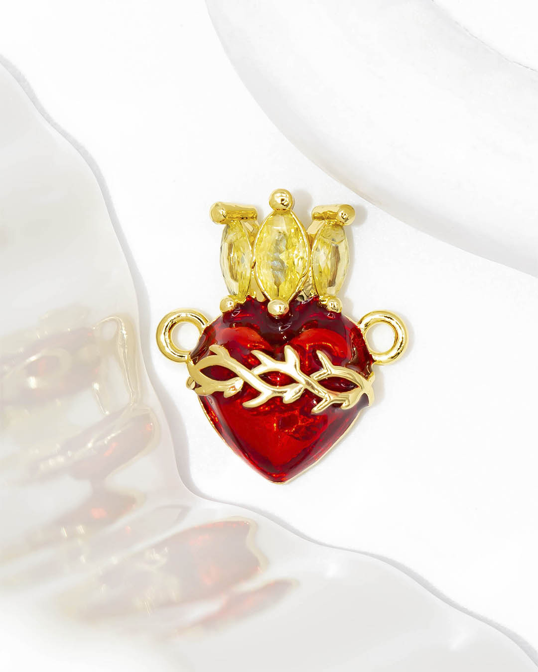 Dije pulsera corazón