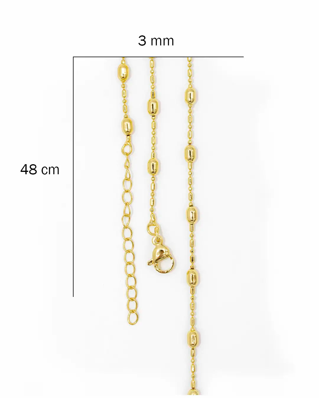 Cadena bolita palito