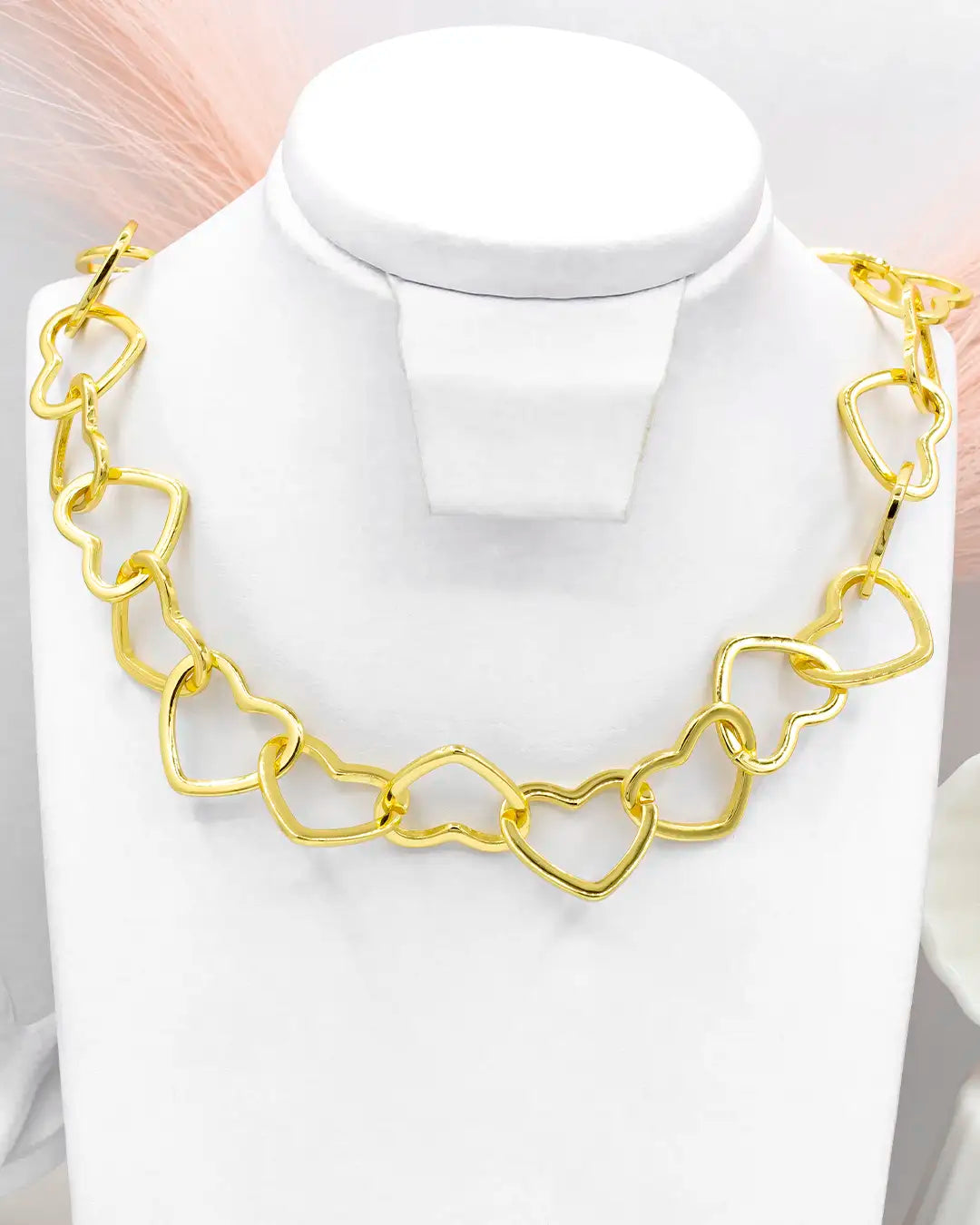 Cadena corazón extra grande