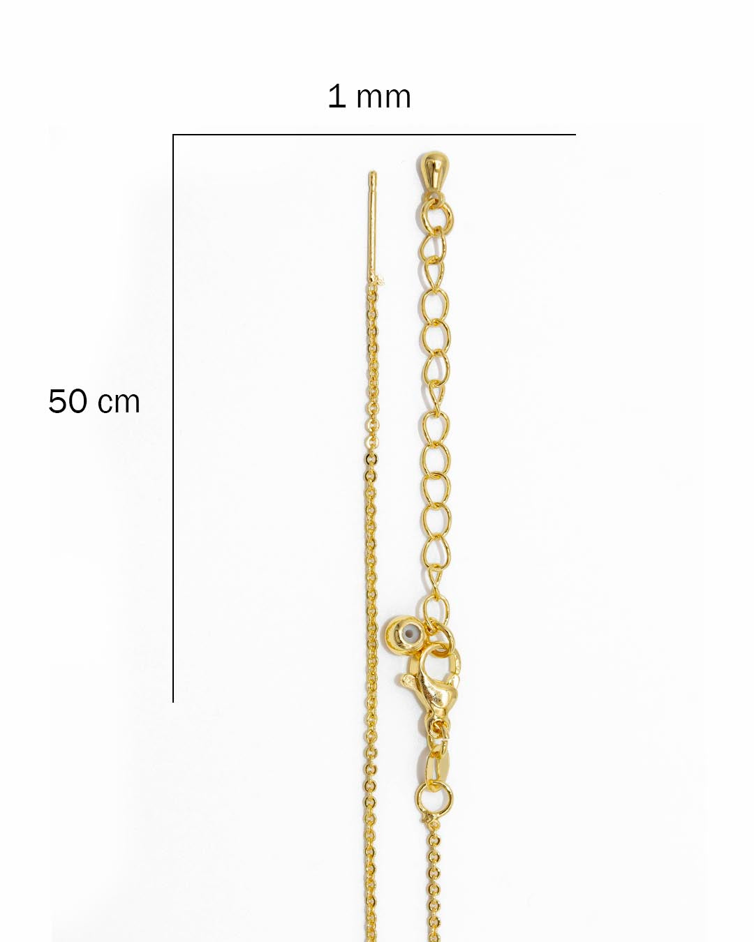 Cadena delgada aguja