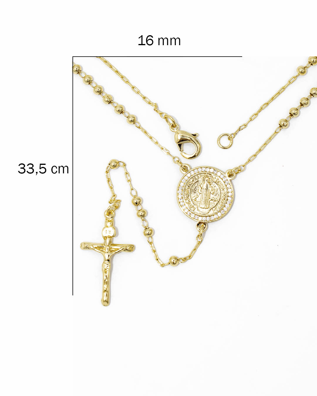 Cadena camándula san Benito