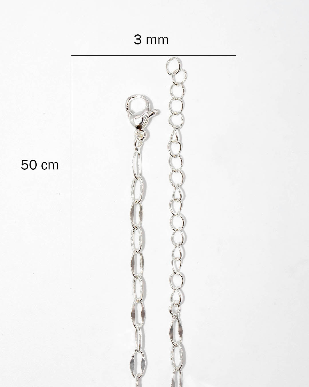 Cadena eslabón tallada