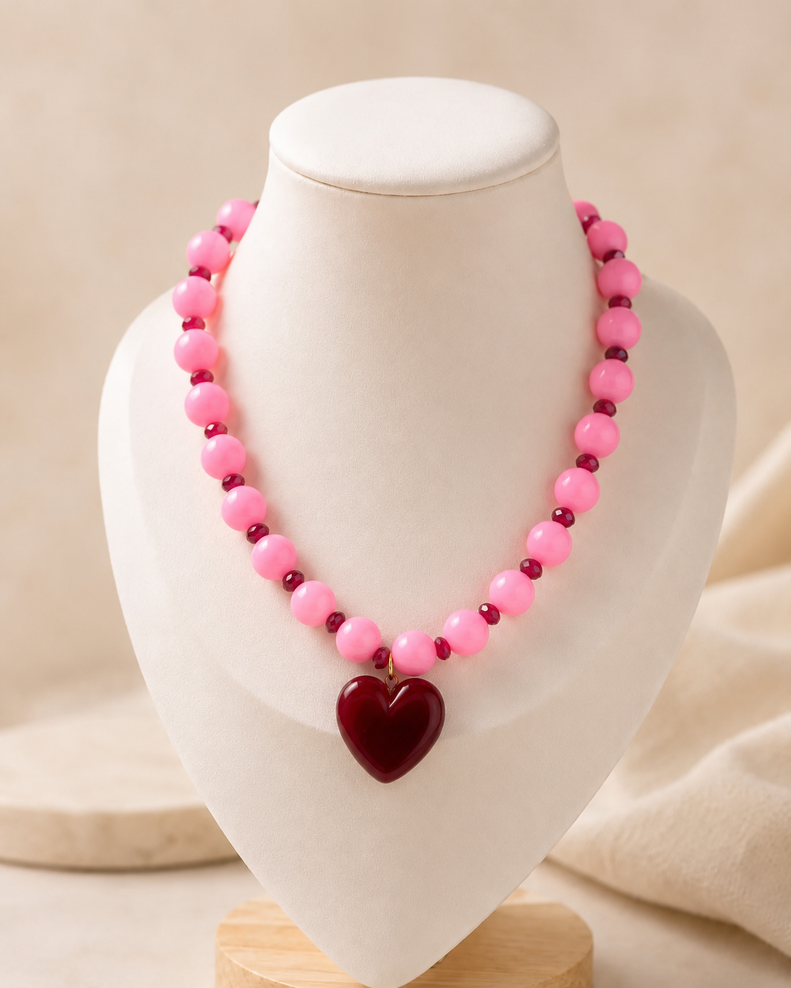VALGATA collar perla ábaco