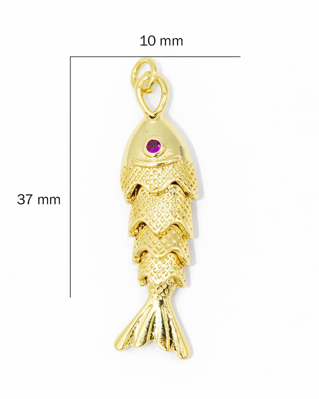 Dije pescado articulado