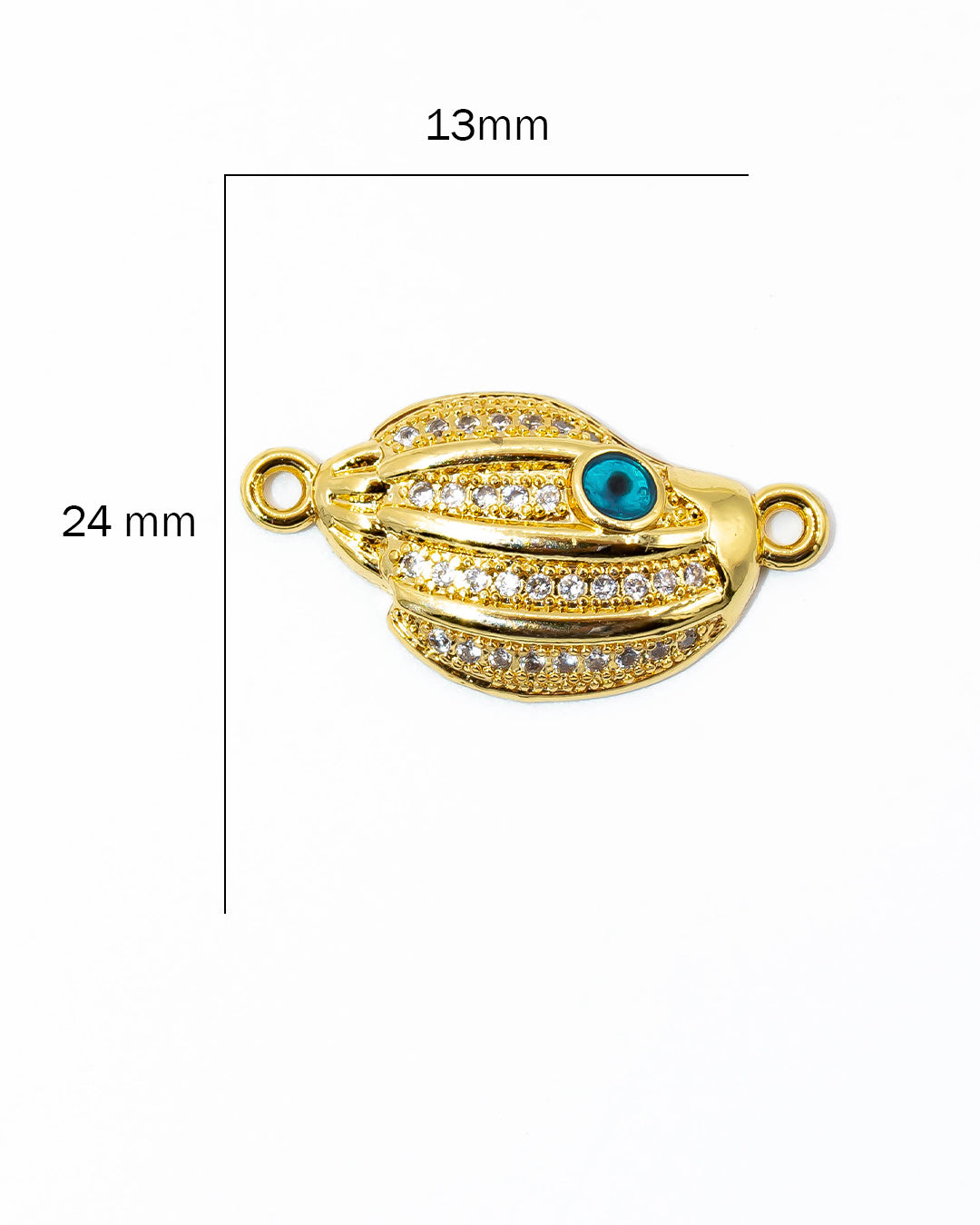 Dije pulsera concha