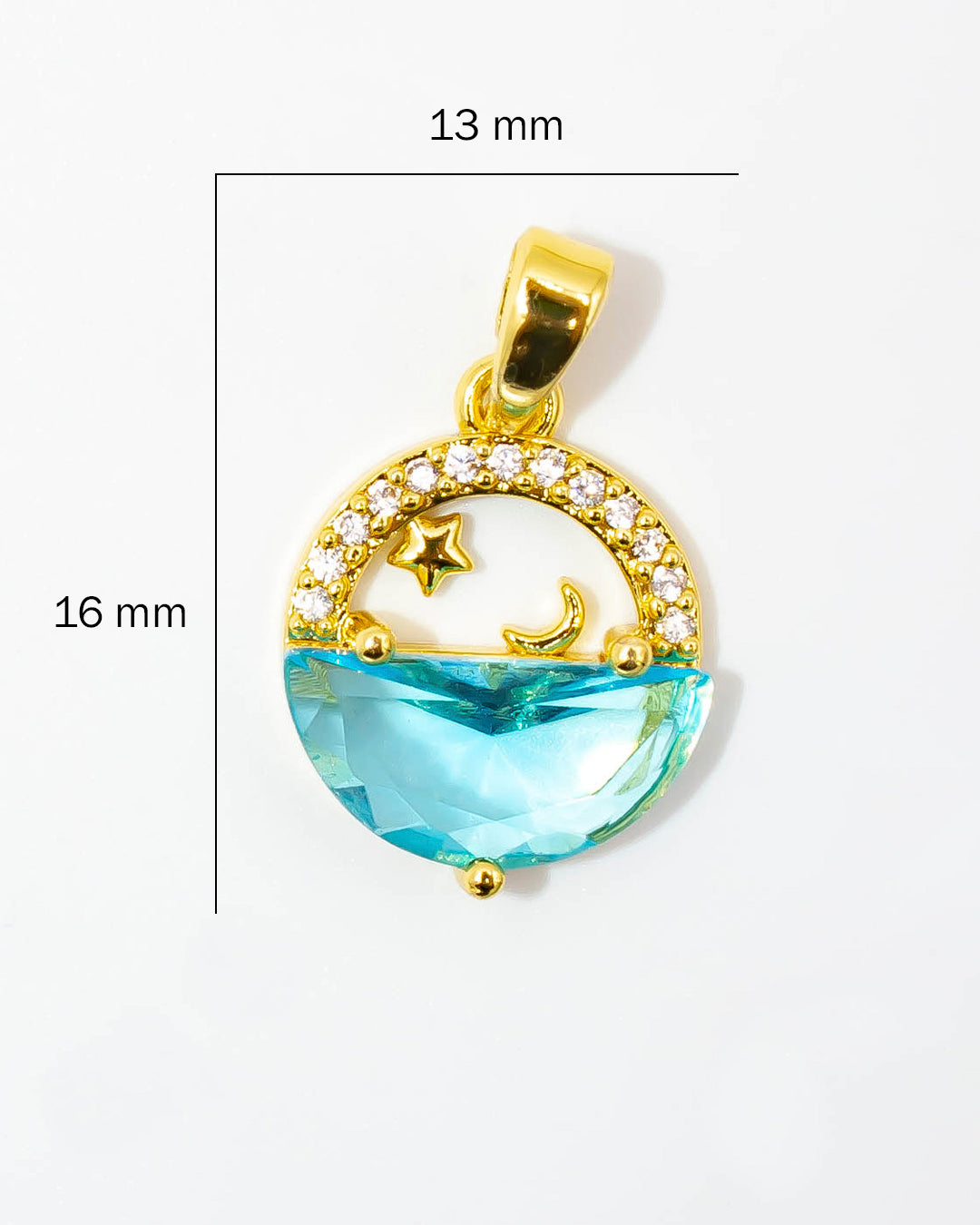 Dije mar azul