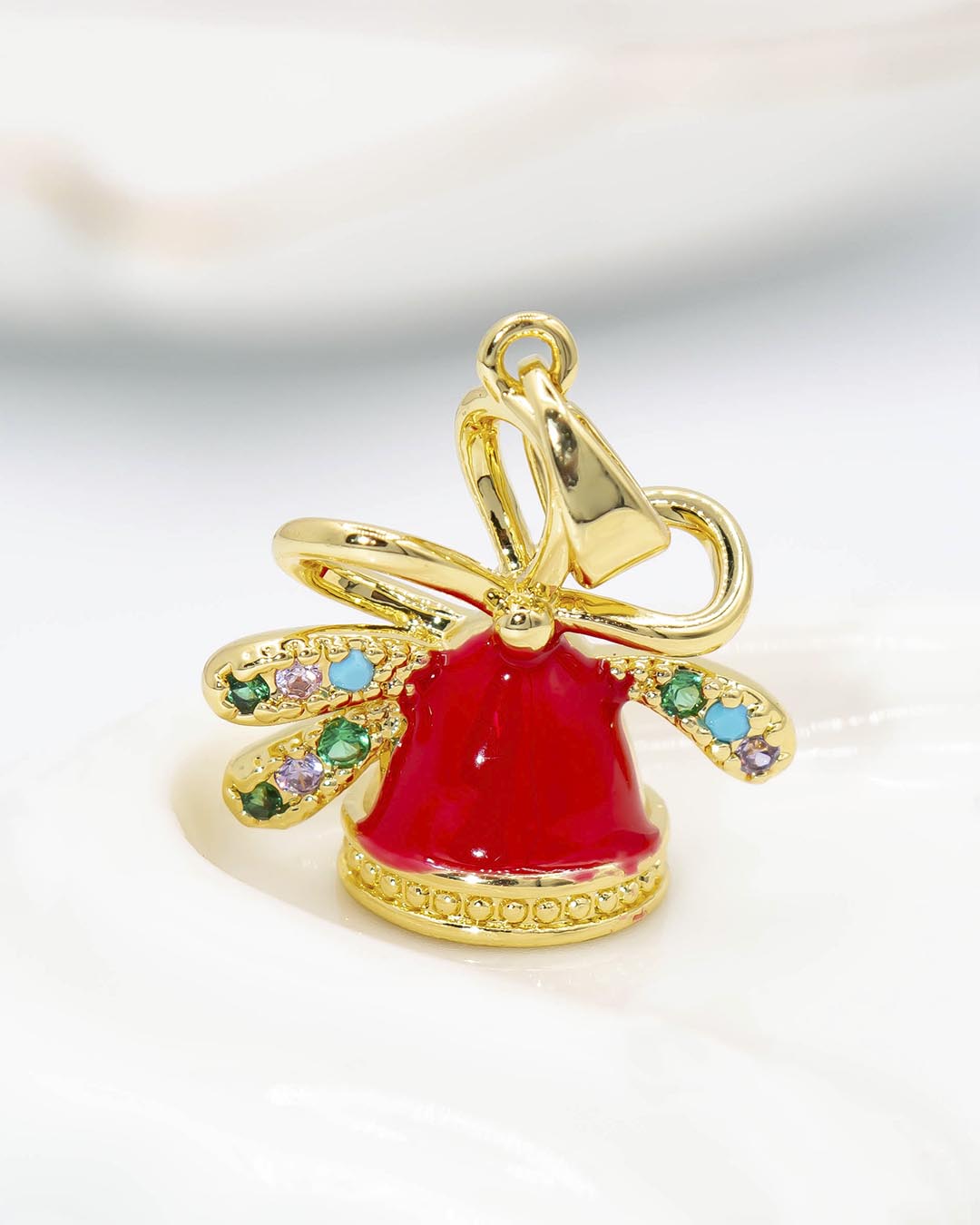 Dije navideño campana