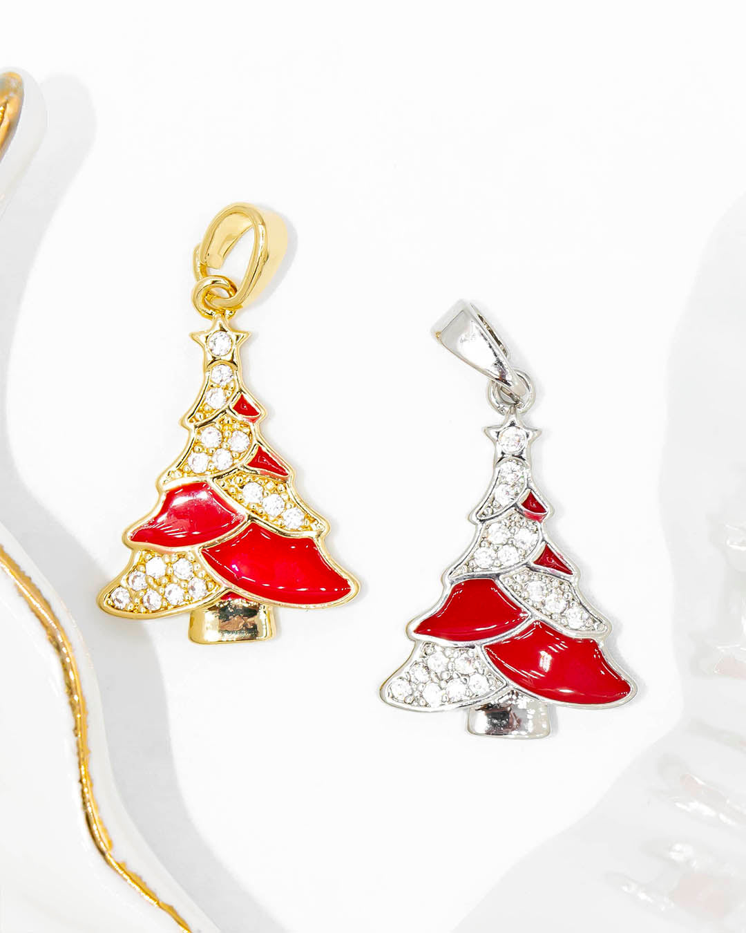 Dije navideño arbol