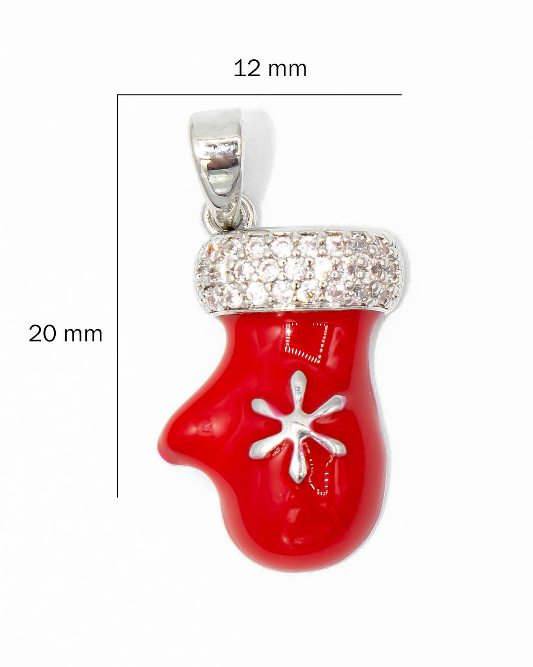 Dije navideño guante