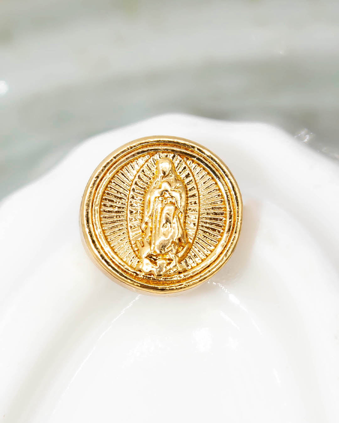 Oro laminado dije Virgen Guadalupe