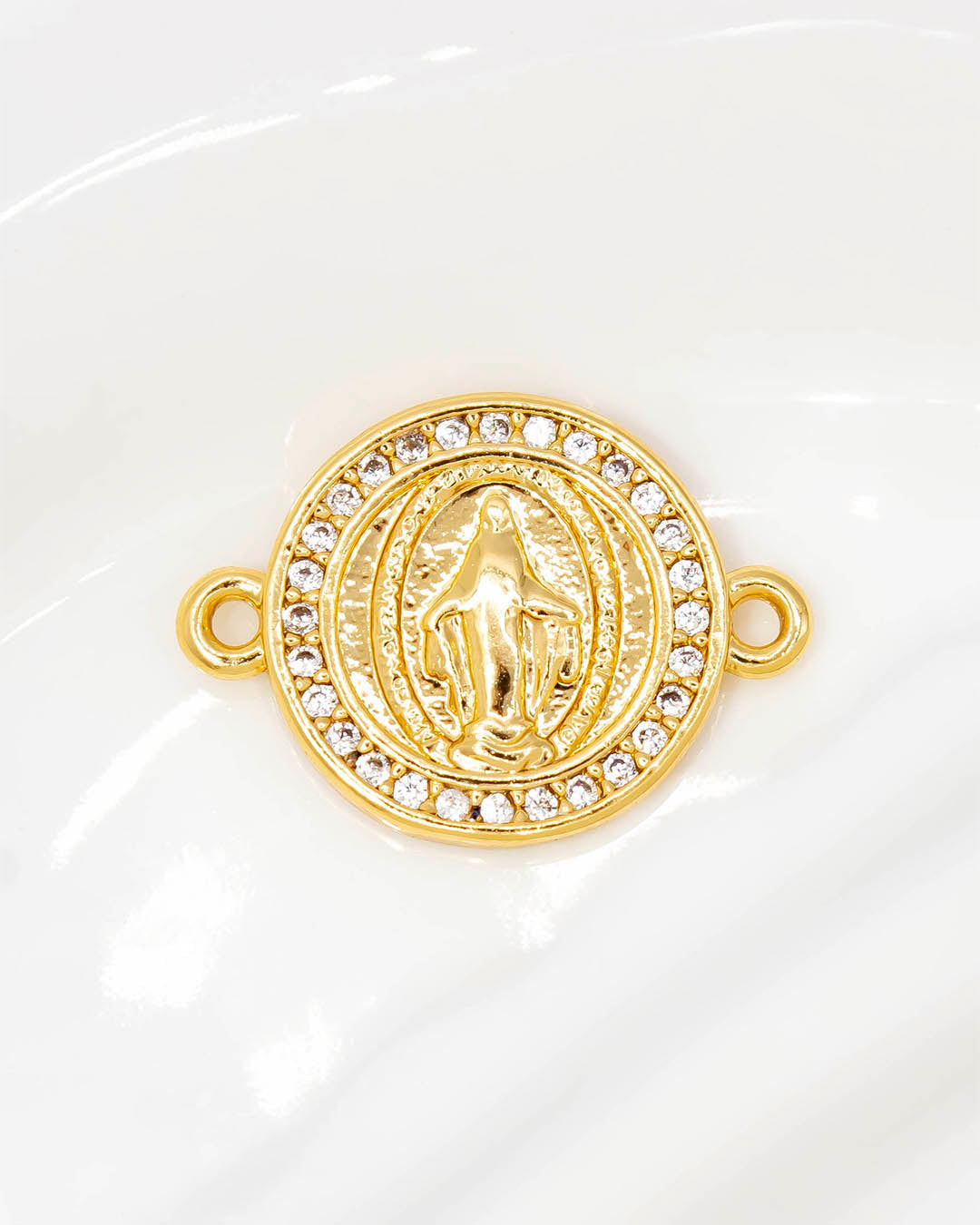 Oro laminado dije Virgen Milagrosa