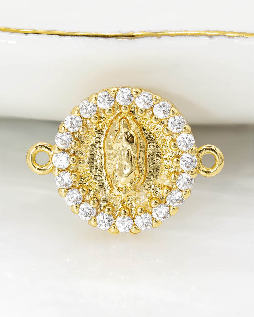Oro laminado dije Virgen Guadalupe