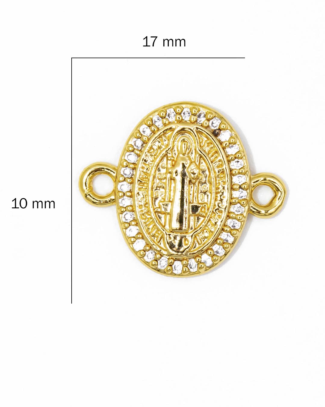 Oro laminado dije san Benito