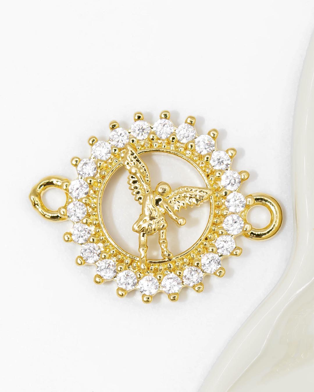 Oro laminado dije pulsera san miguel