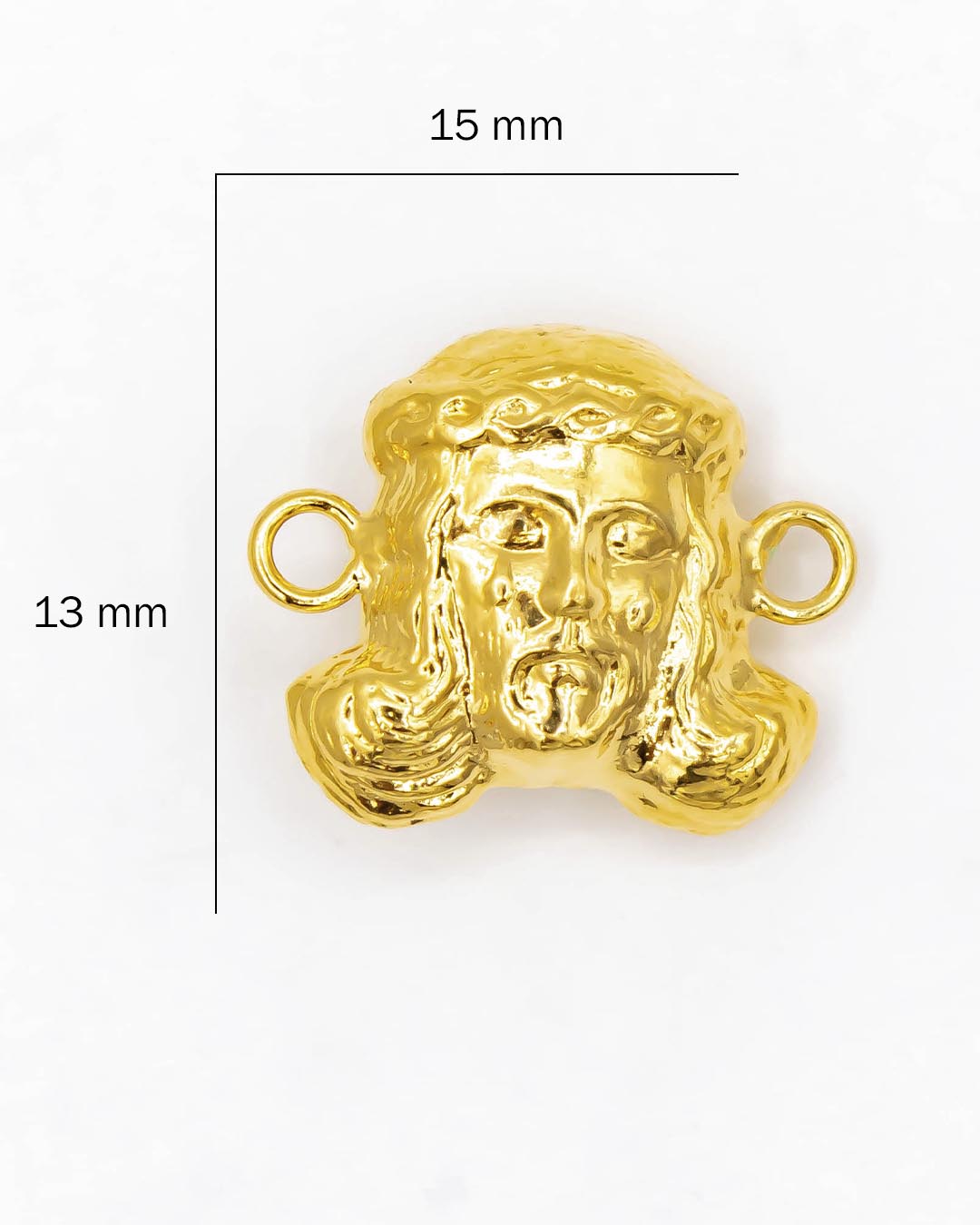 Oro laminado dije pulsera rostro de Jesus