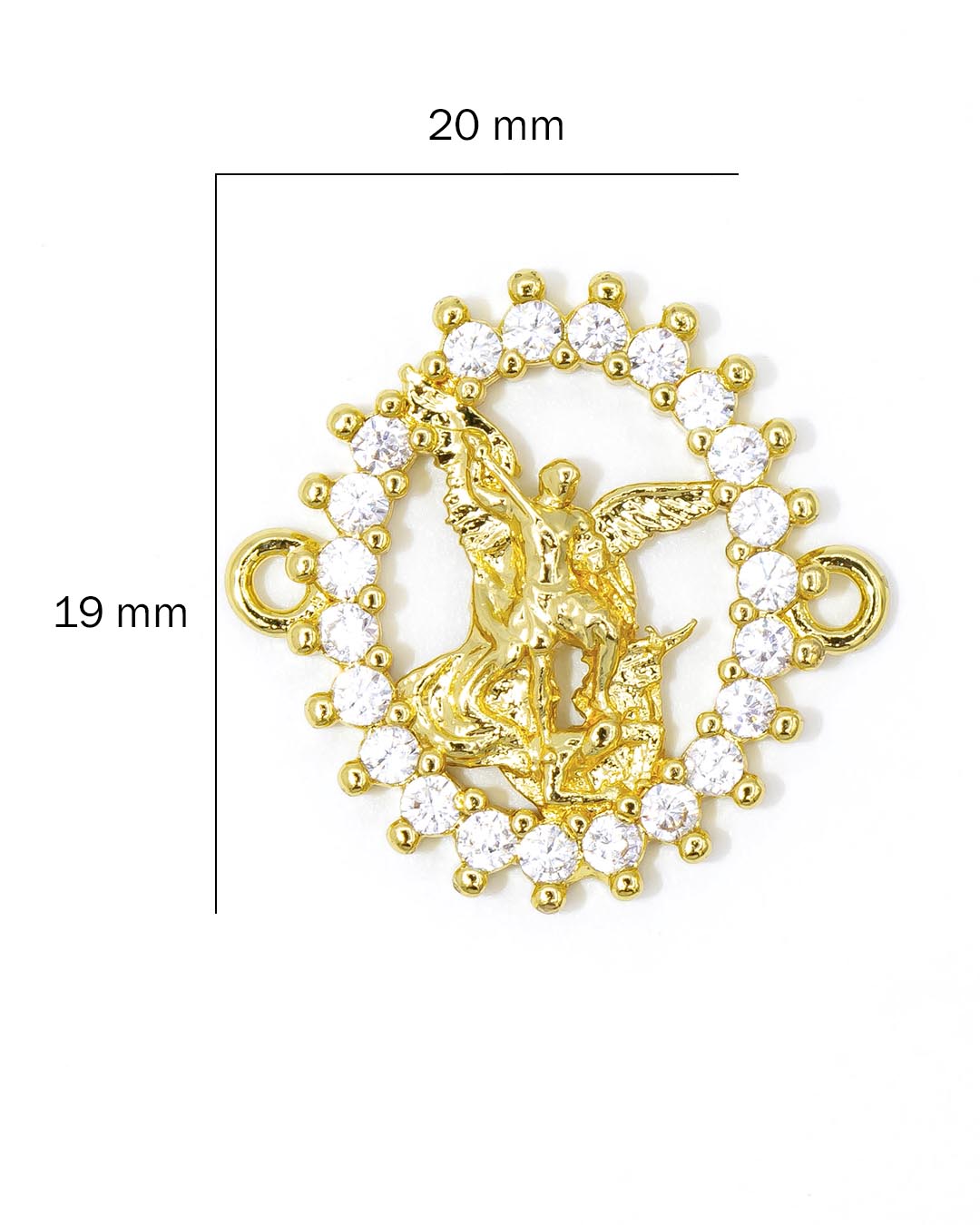 Dije pulsera arcángel San Miguel