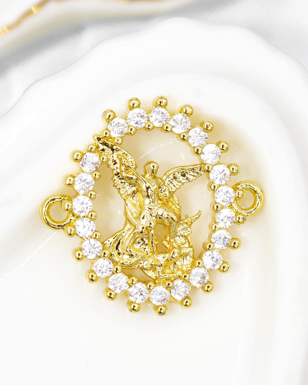 Dije pulsera arcángel San Miguel