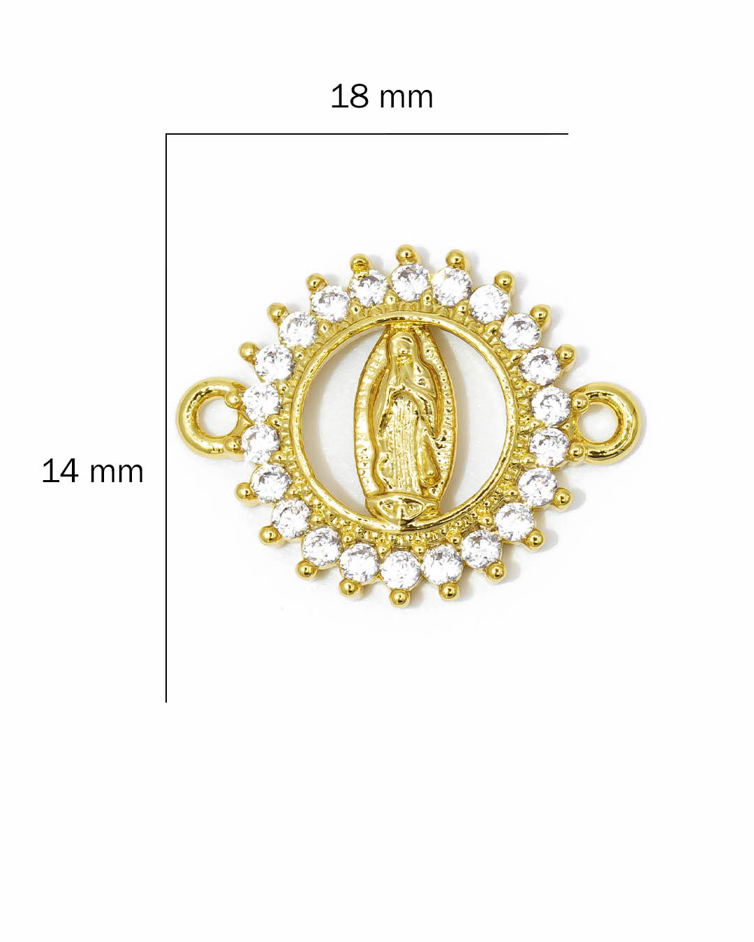 Dije pulsera Virgen Guadalupe