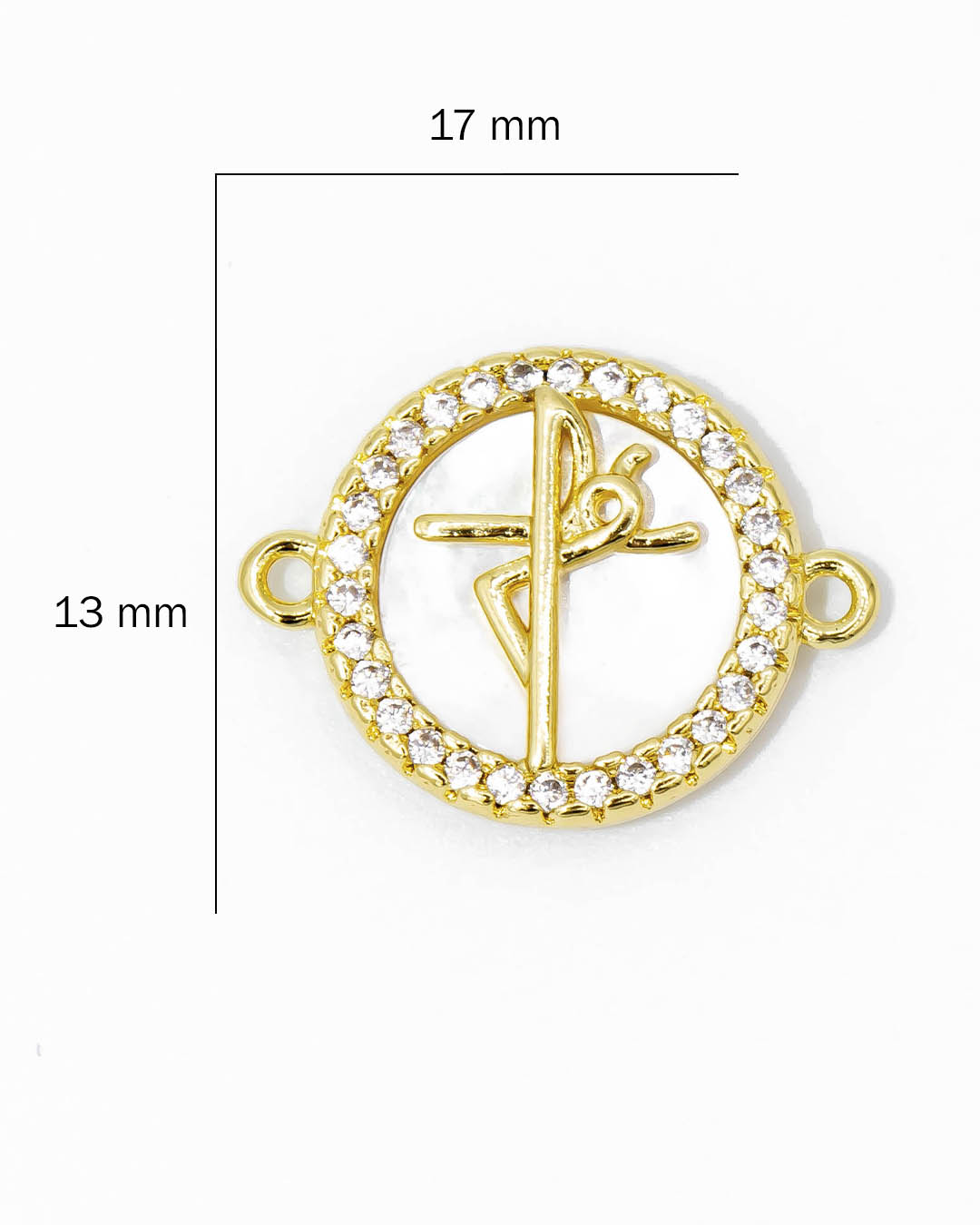 Dije pulsera fe nácar