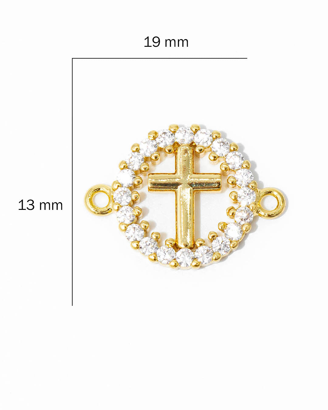Dije cruz pulsera