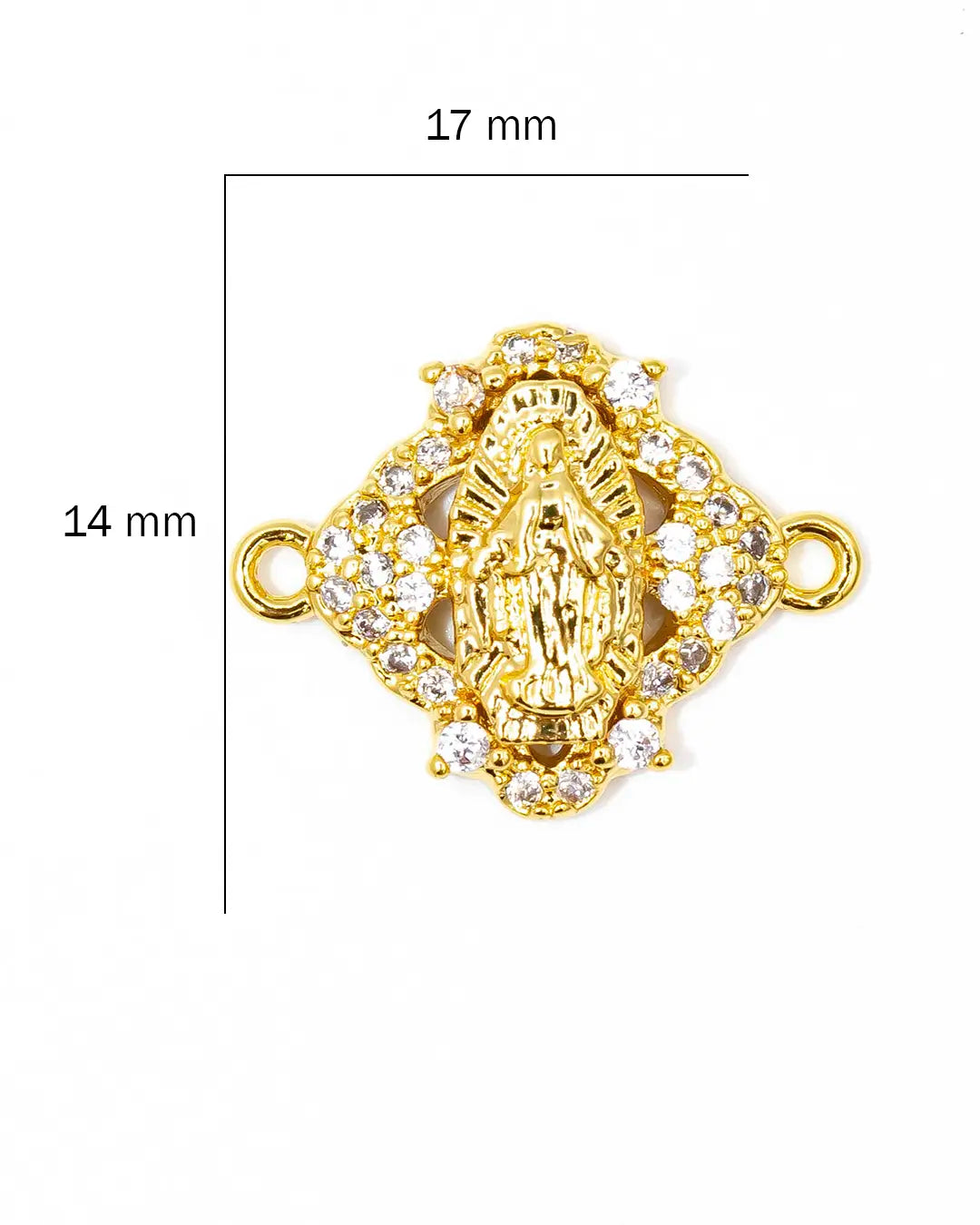 Dije pulsera virgen