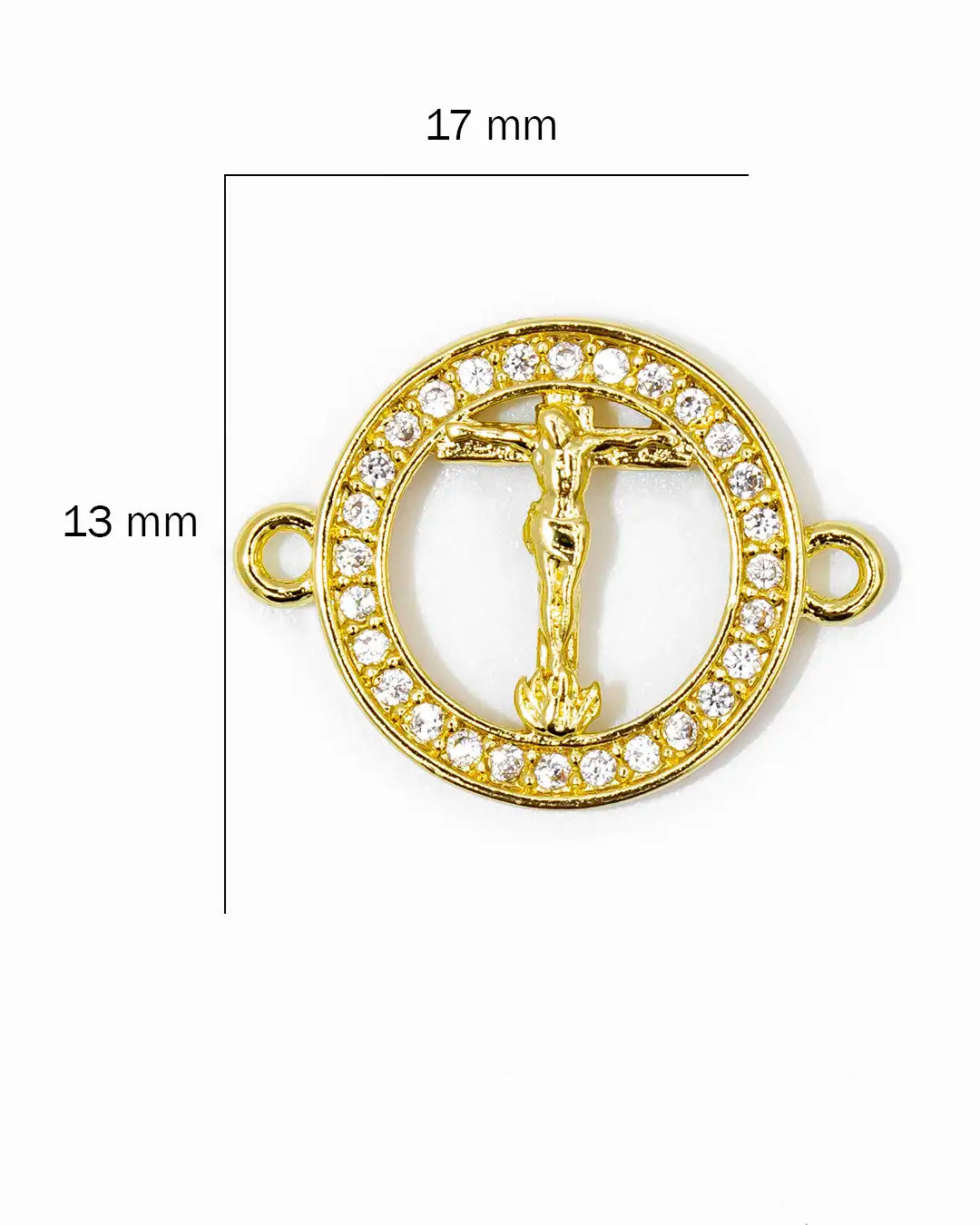 Dije pulsera cristo