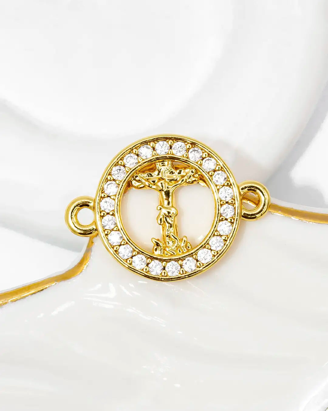 Dije pulsera cristo