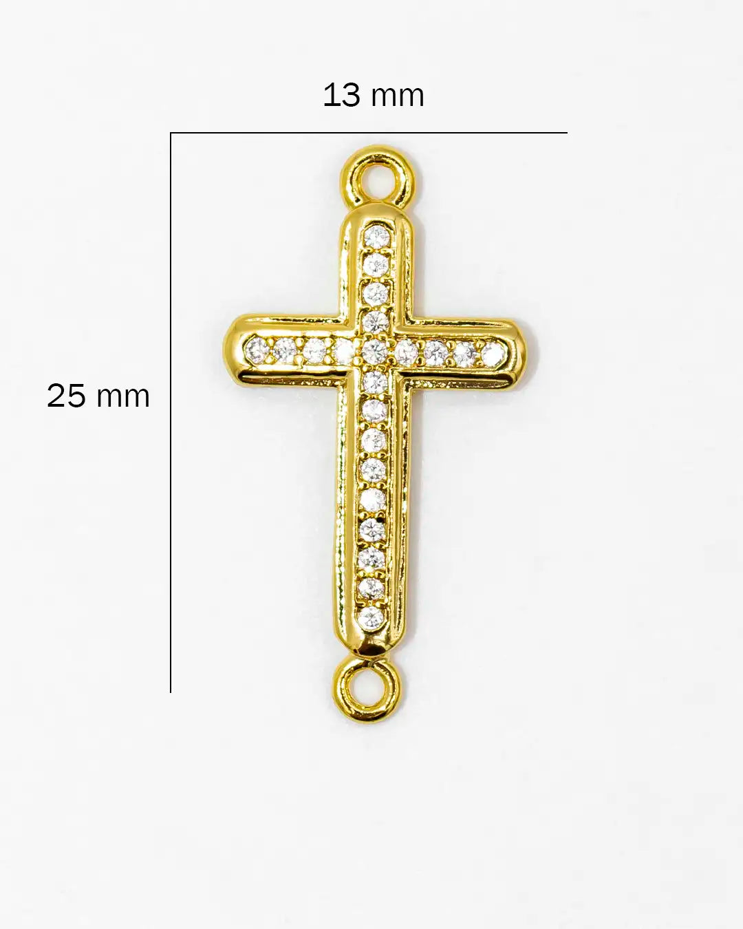 Dije pulsera cruz