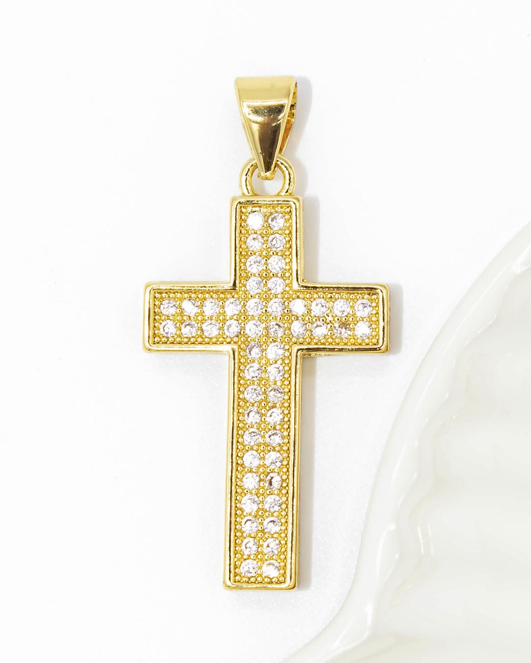 Dije cruz plana circones