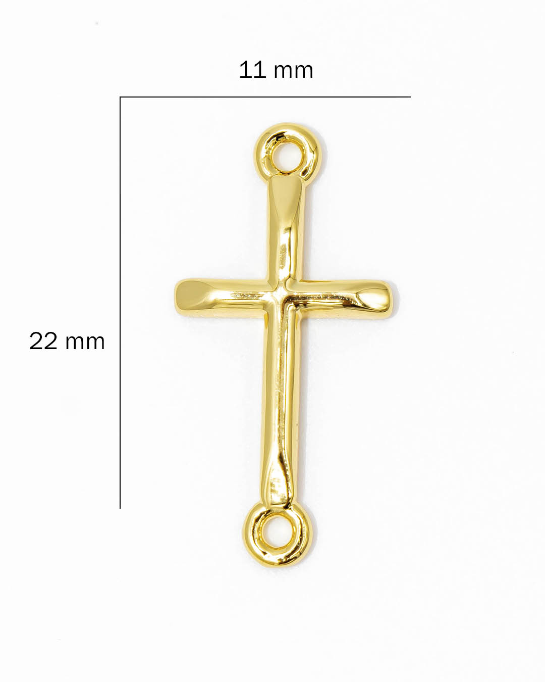 Dije pulsera cruz