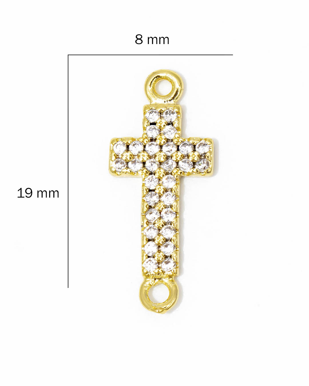 Dije pulsera cruz pequeña