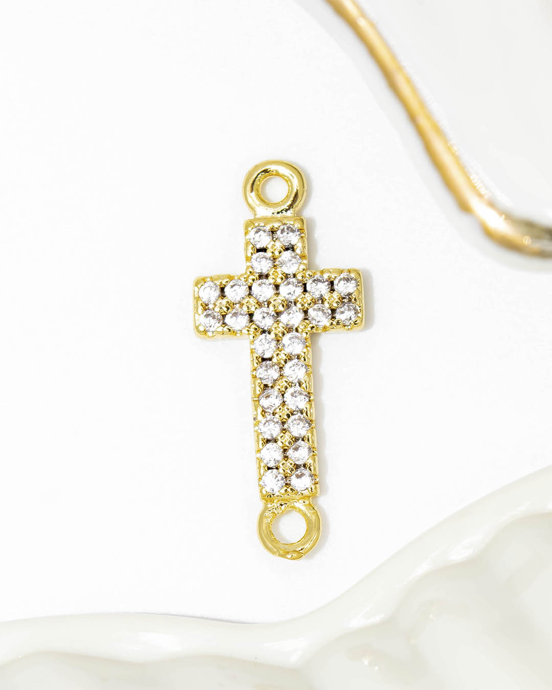 Dije pulsera cruz pequeña