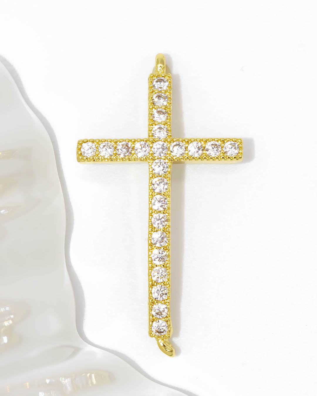 Dije pulsera cruz