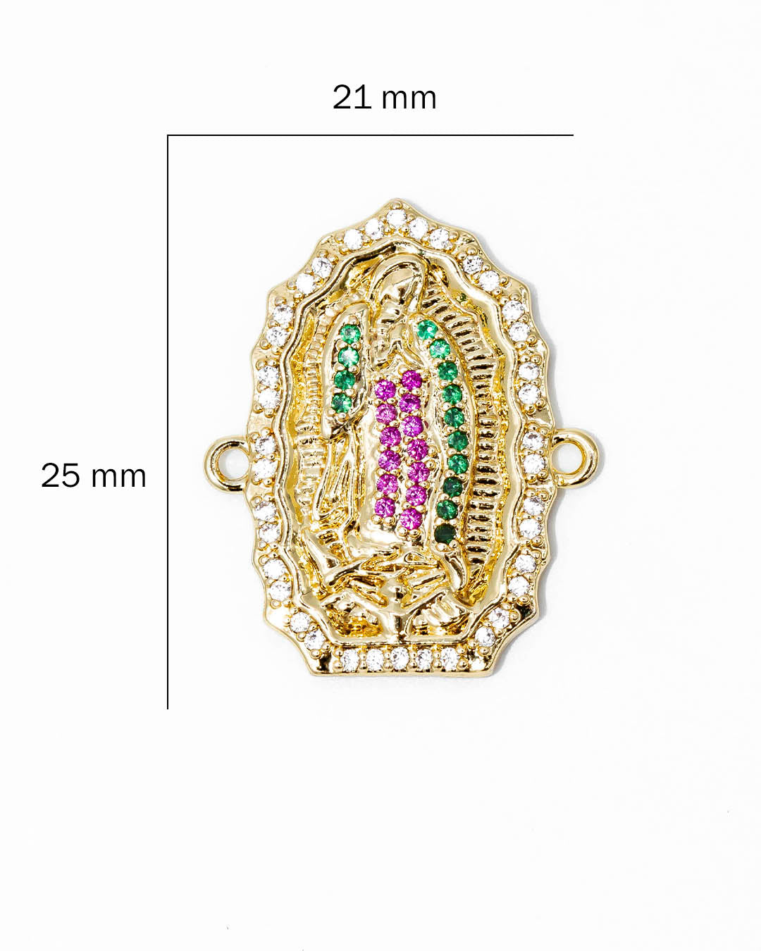 Dije pulsera Virgen Guadalupe