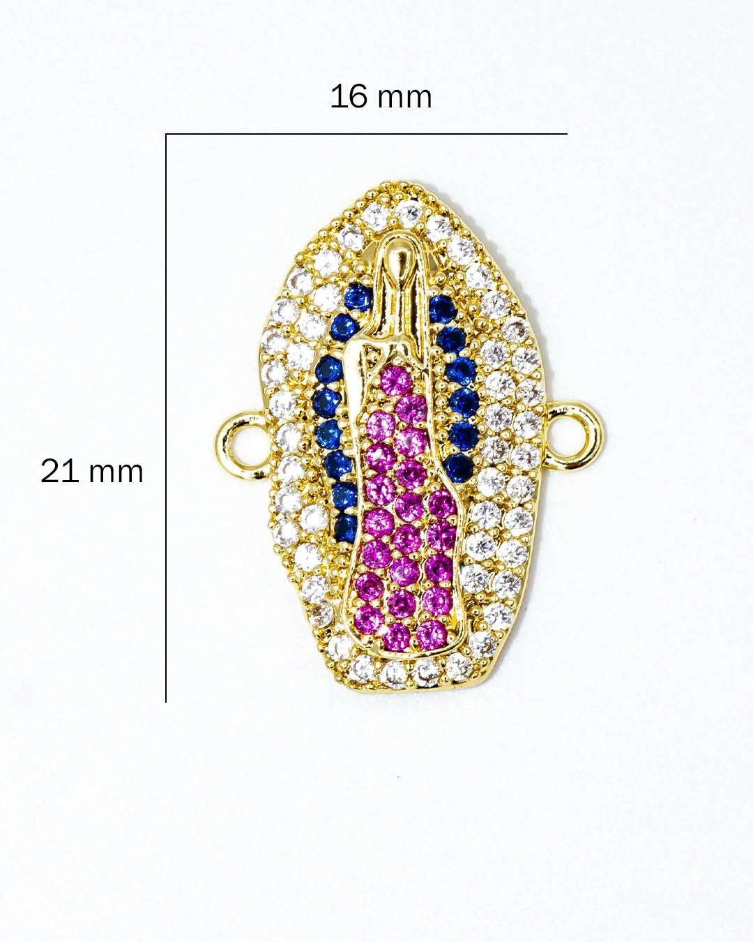Dije pulsera Virgen Guadalupe