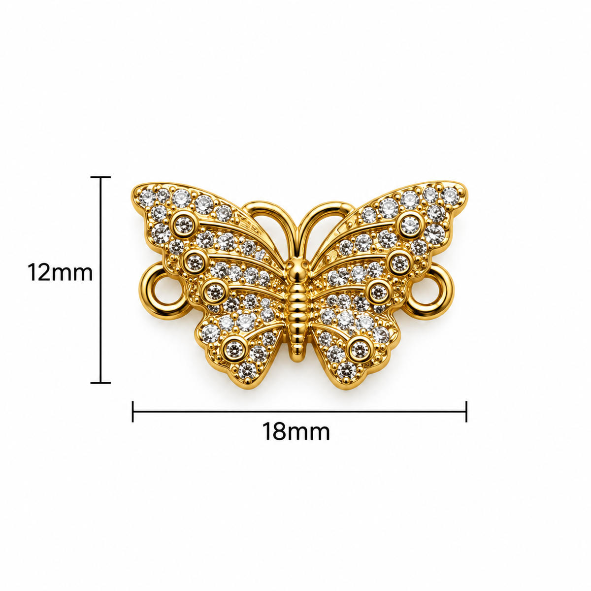 Dije pulsera mariposa
