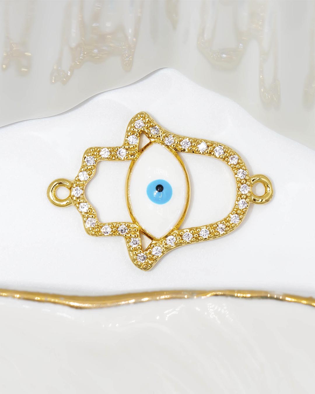 Dije pulsera mano Hamsa