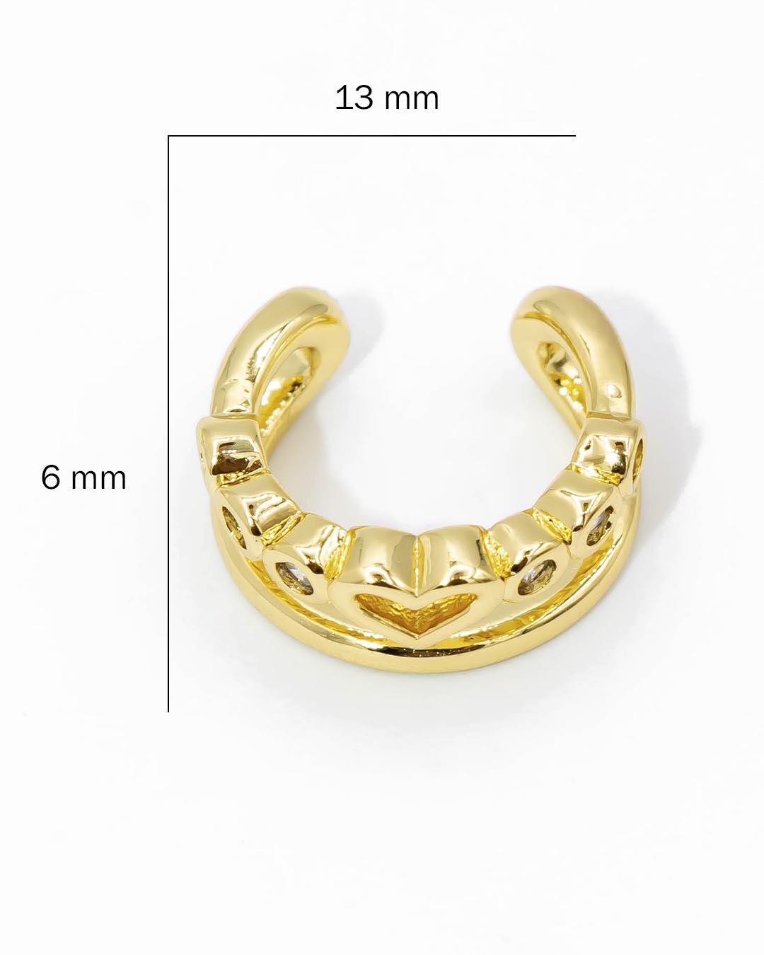 Earcuff corazón