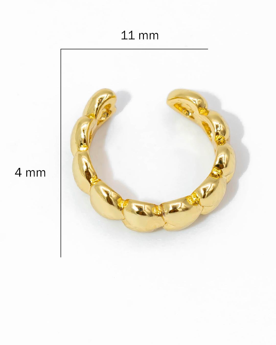 Earcuff corazones