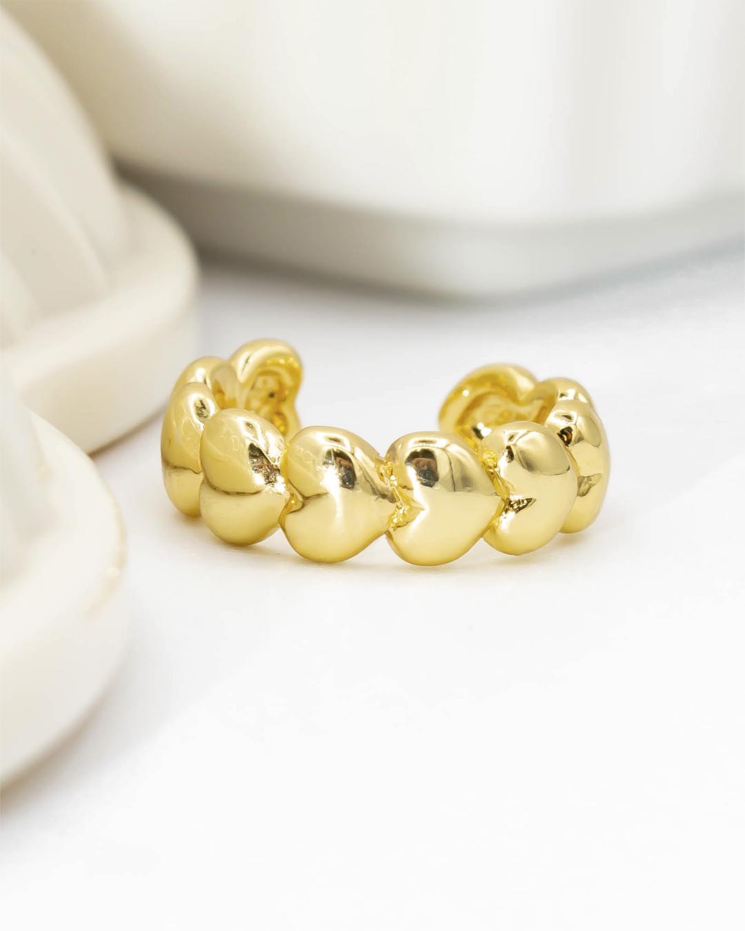 Earcuff corazones
