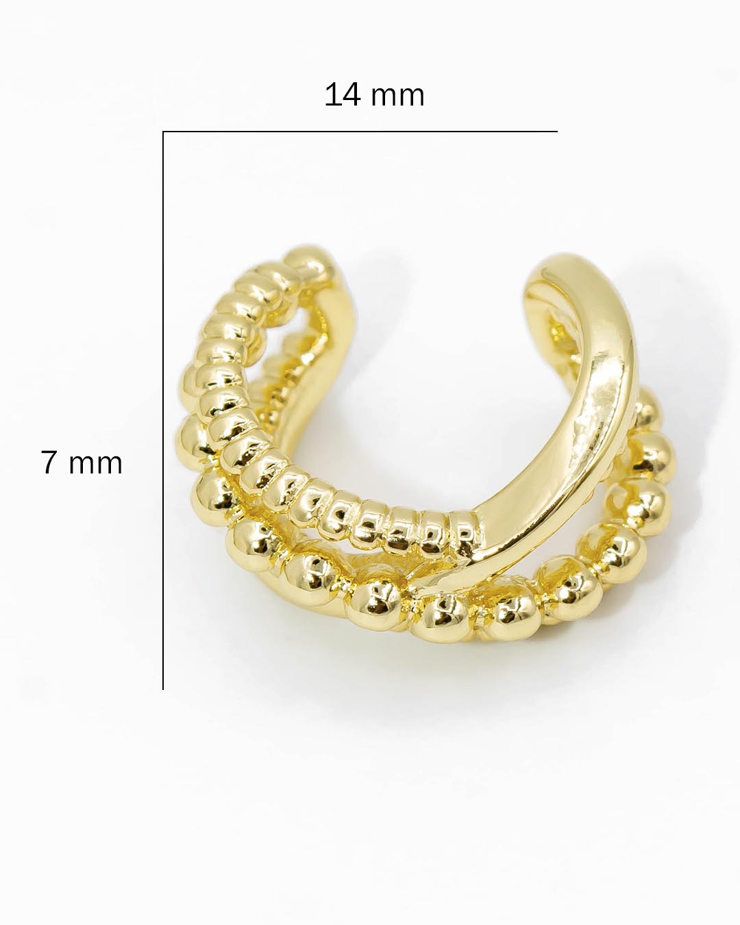 Earcuff trenzado
