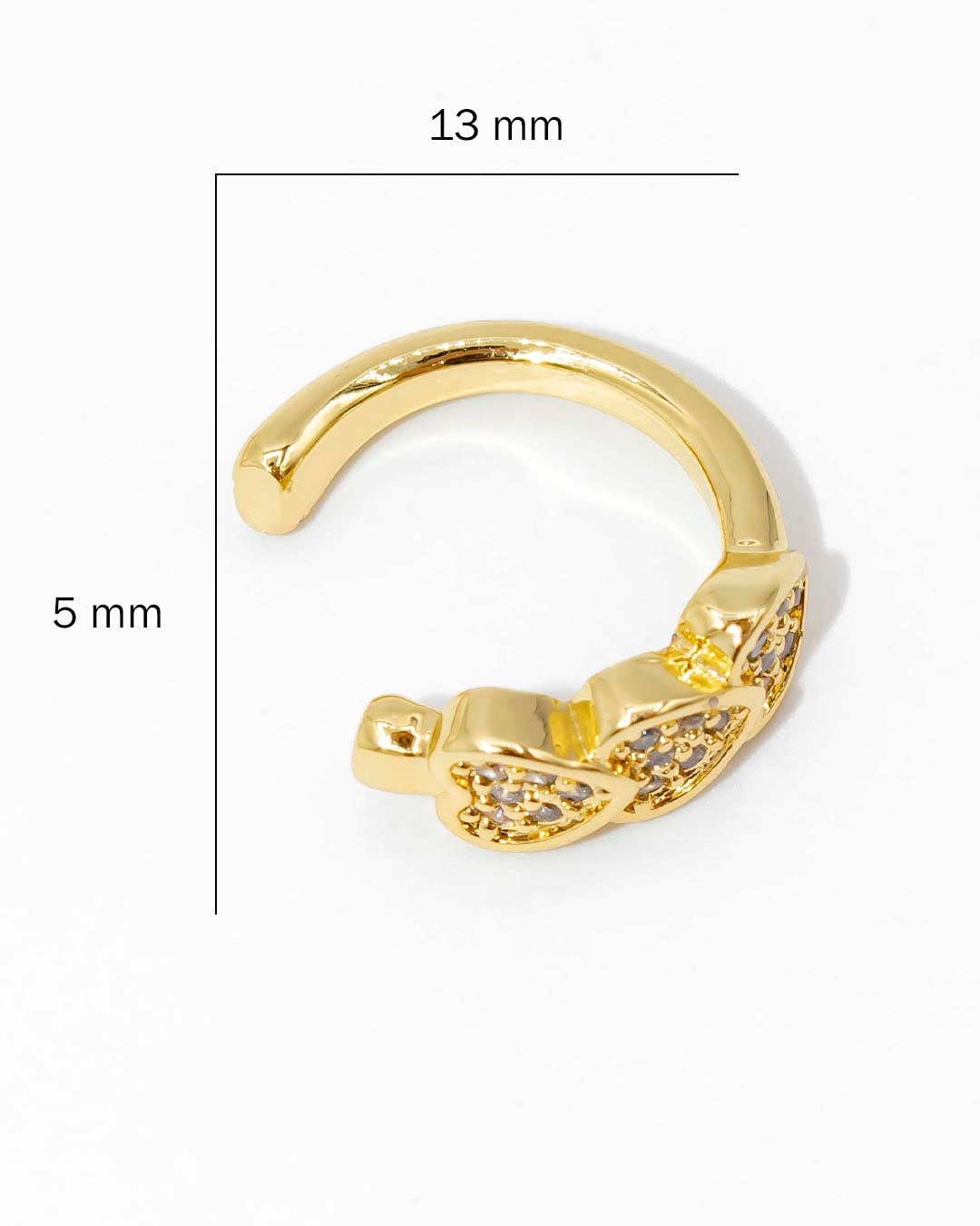 Earcuff corazones